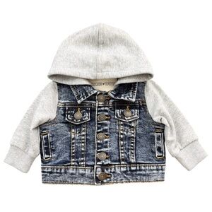 Tucker + Tate Denim Hoodie Jacket 3M